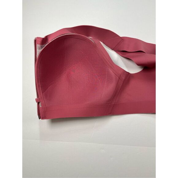 Lululemon Enlite Bra High Support  Zip Front Size 38DD Bronze & Cherry BUNDLE - Picture 5 of 13